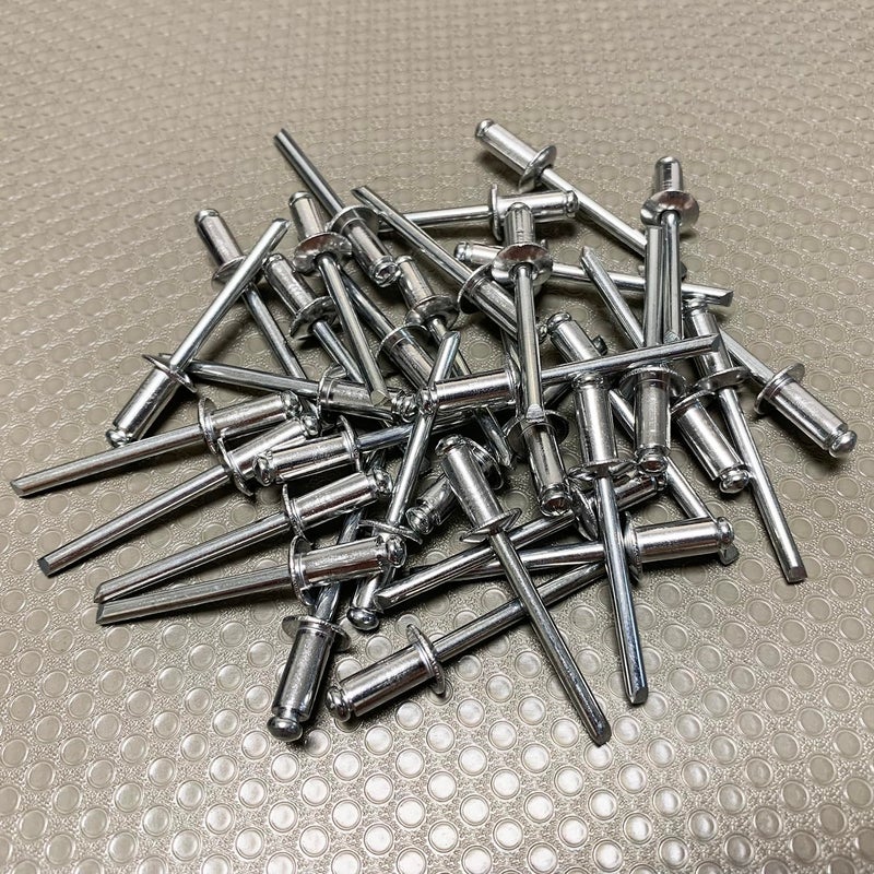 Maozaa 100 PCS 3/16"" x 3/8"" Aluminum Blind Rivets, 4.8 x 10mm Pop Rivets, Silver - Image 3